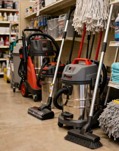 Outils professionnels pour nettoyer et disponible en location entre artisans